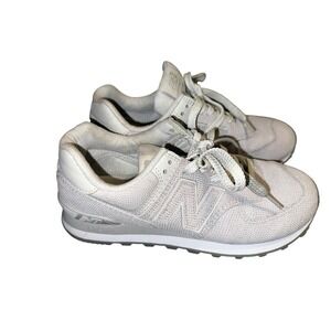 New Balance 574 silver Gray Women's Sneakers Casual Athletic Shoes Size 8.5